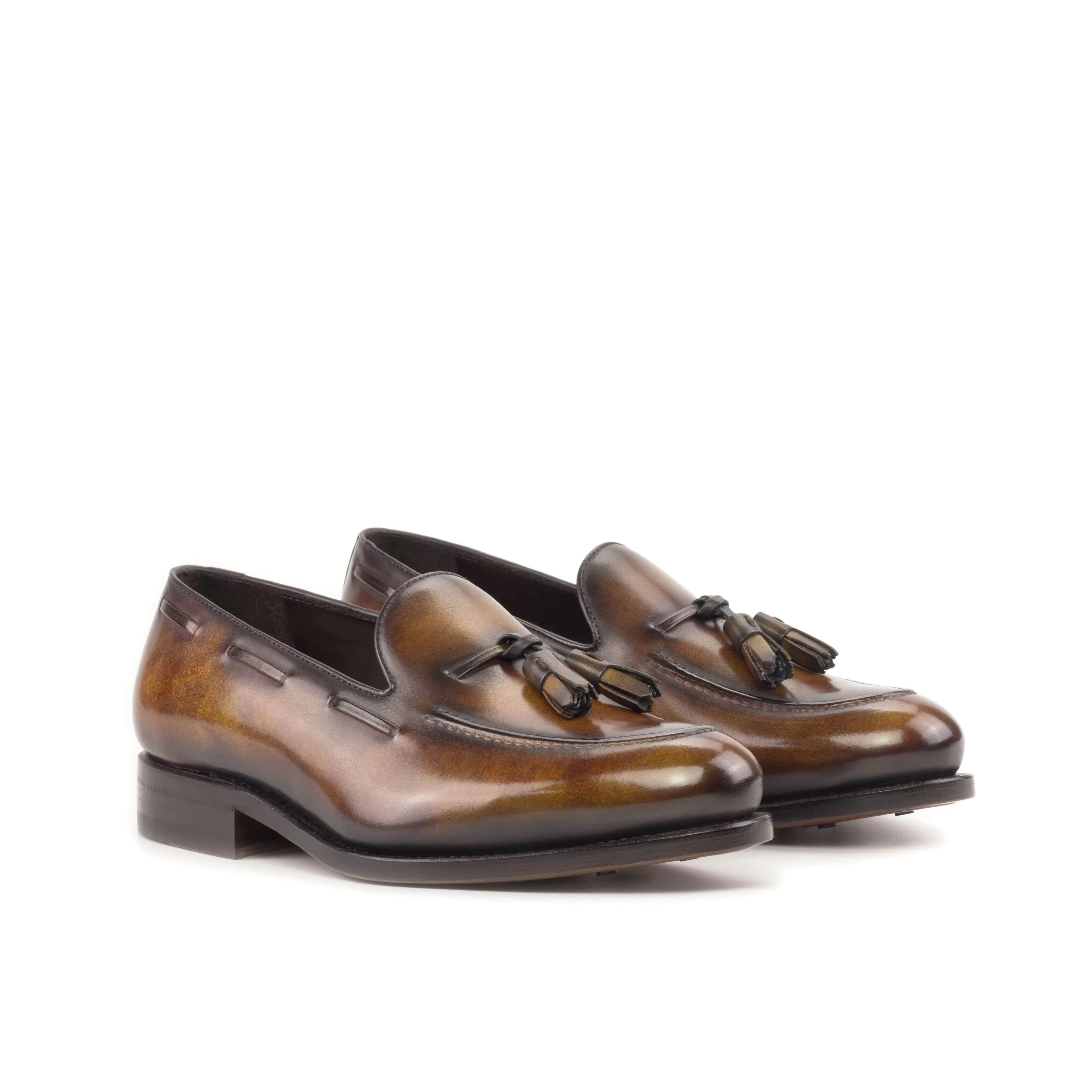 Fire Patina Tassel Loafers Oxfords Loafers