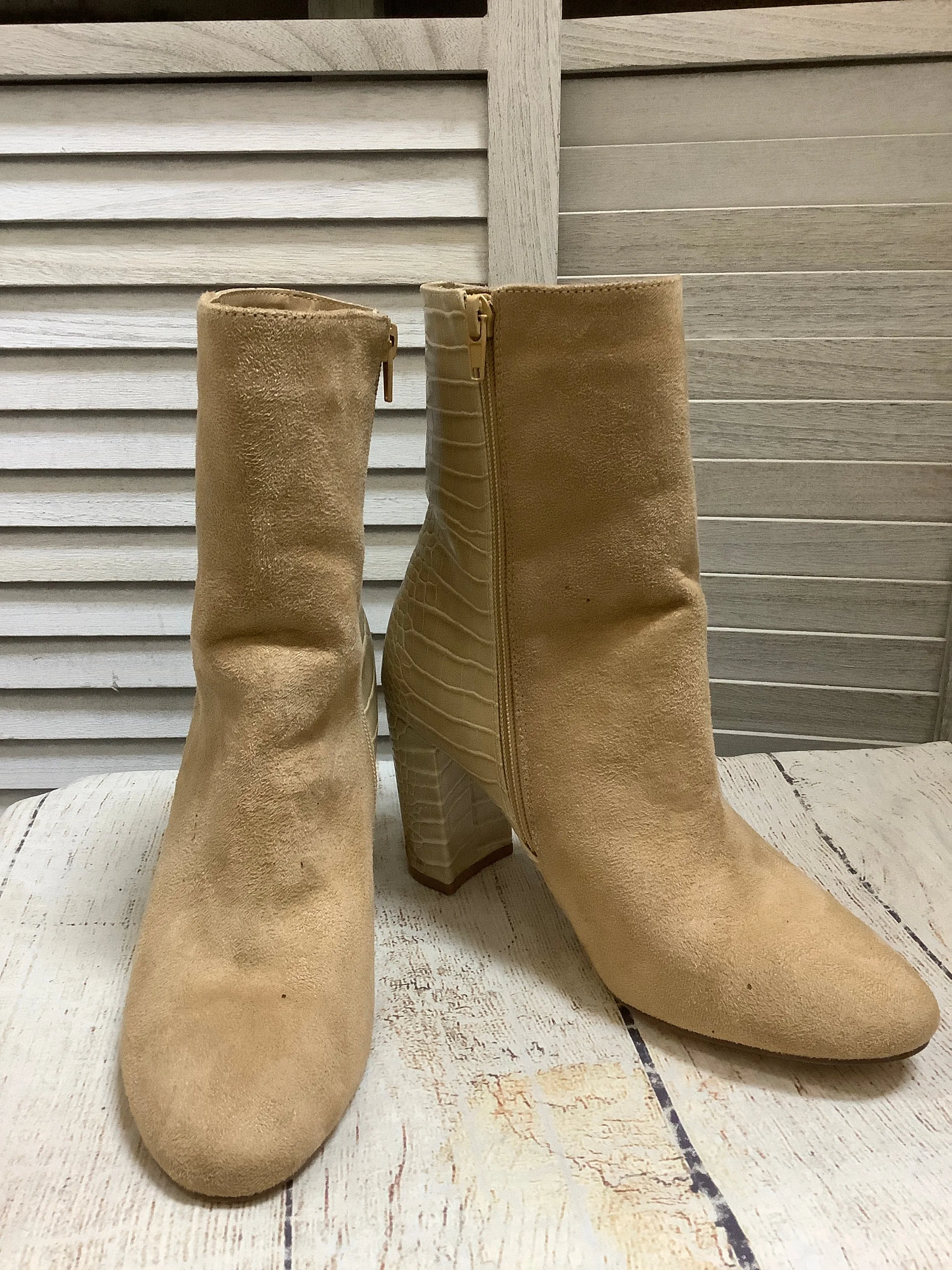 Boots Ankle Heels By Chinese Laundry  Size: 8.5 Earth Origins Suede Ankle Boots