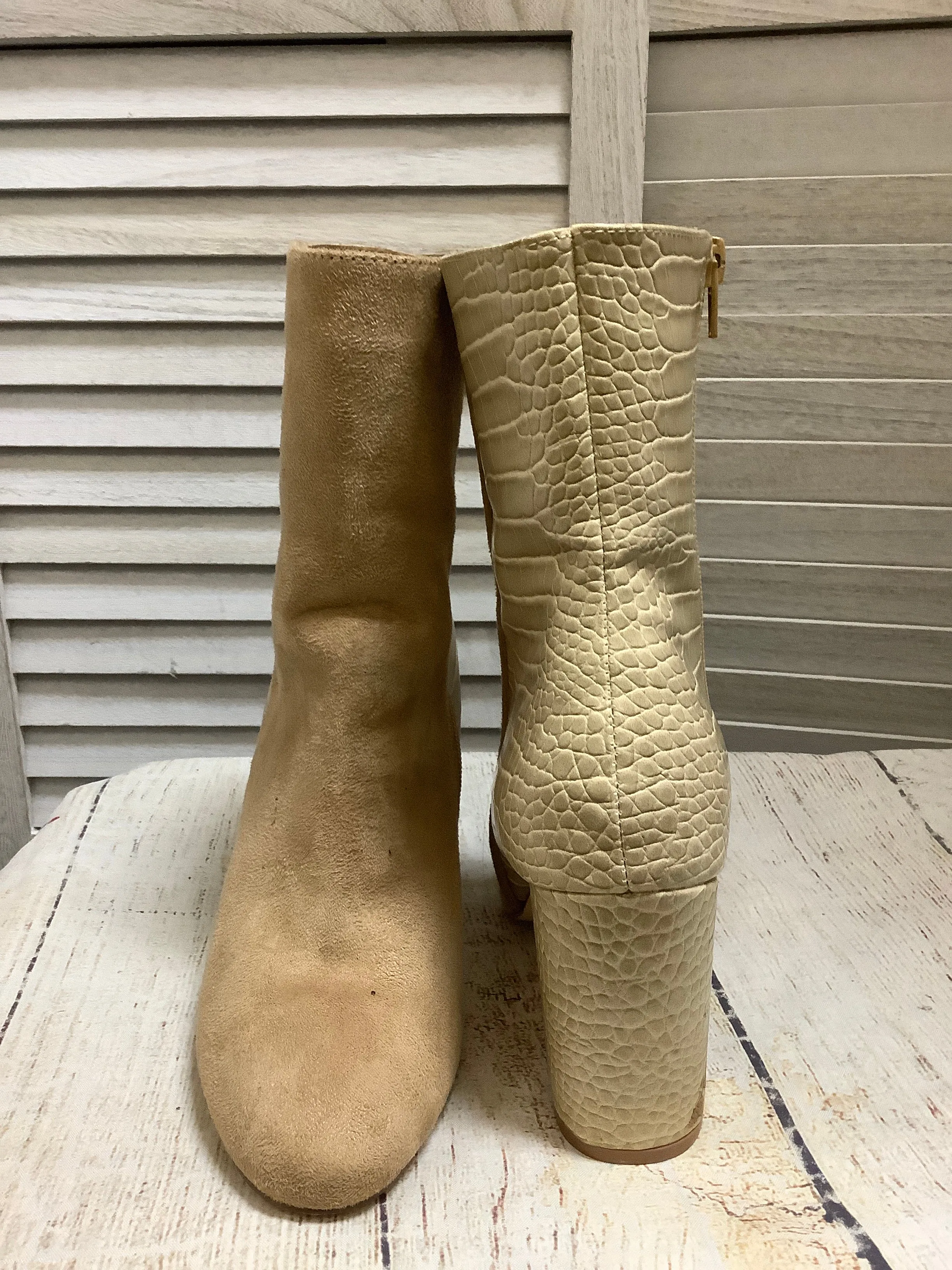 Ankle Boots With Lug Soles Boots Ankle Heels By Chinese Laundry  Size: 8.5