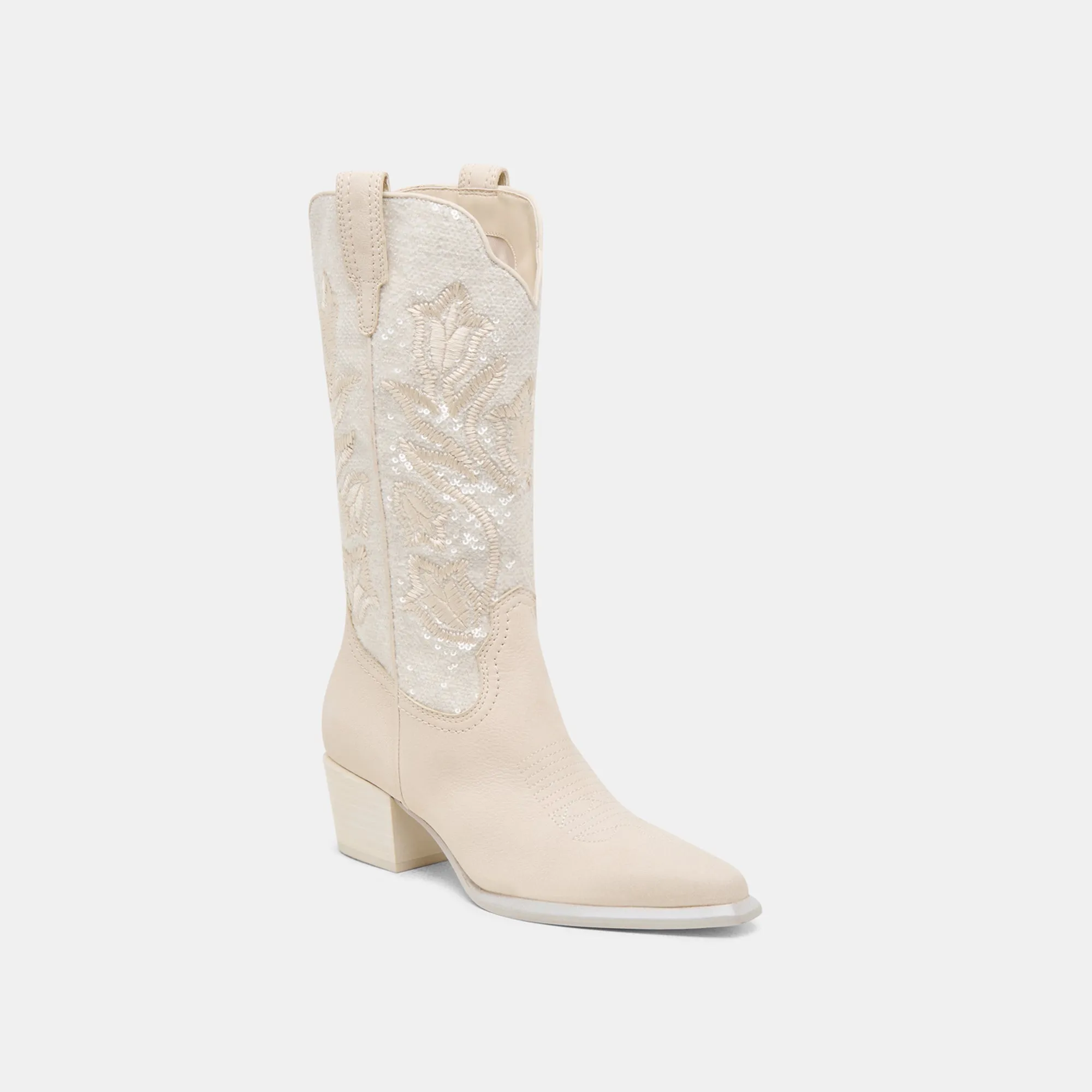 Animal Crossing Boots VORAH PEARL BOOTS CREME SEQUIN