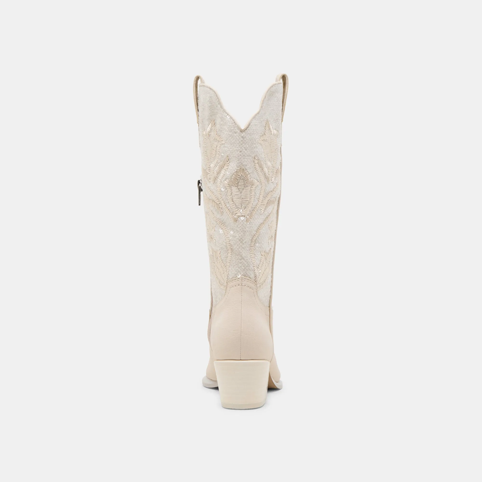 VORAH PEARL BOOTS CREME SEQUIN Alexander Horse Boots