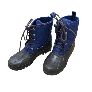 Outfits With Army Boots Boots Snow By Sperry In Blue & Brown, Size:6