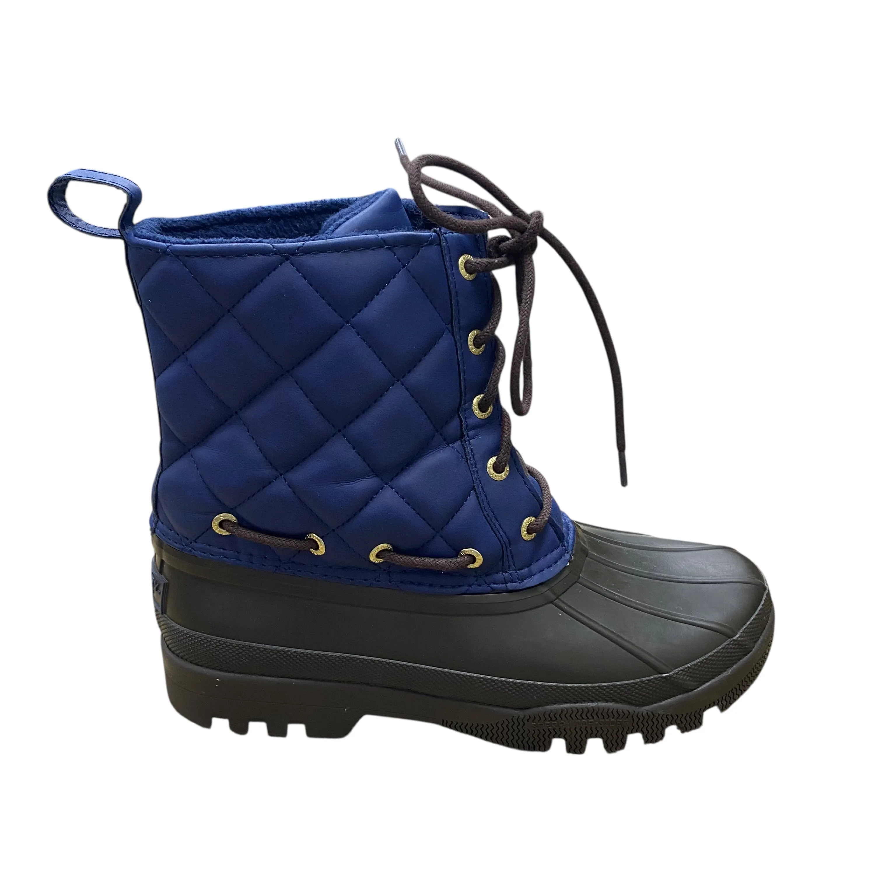 Boots Slip On Boots Snow By Sperry In Blue & Brown, Size:6