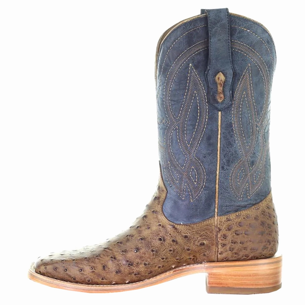 Ostrich Embroidered Square Toe Cowboy Boots Rural King Work Boots