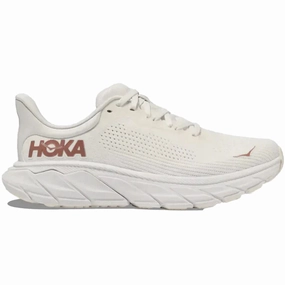 Shoes Perth Women's Hoka Arahi 7, Blanc De Blanc/Rose Gold, 10.5 B Medium