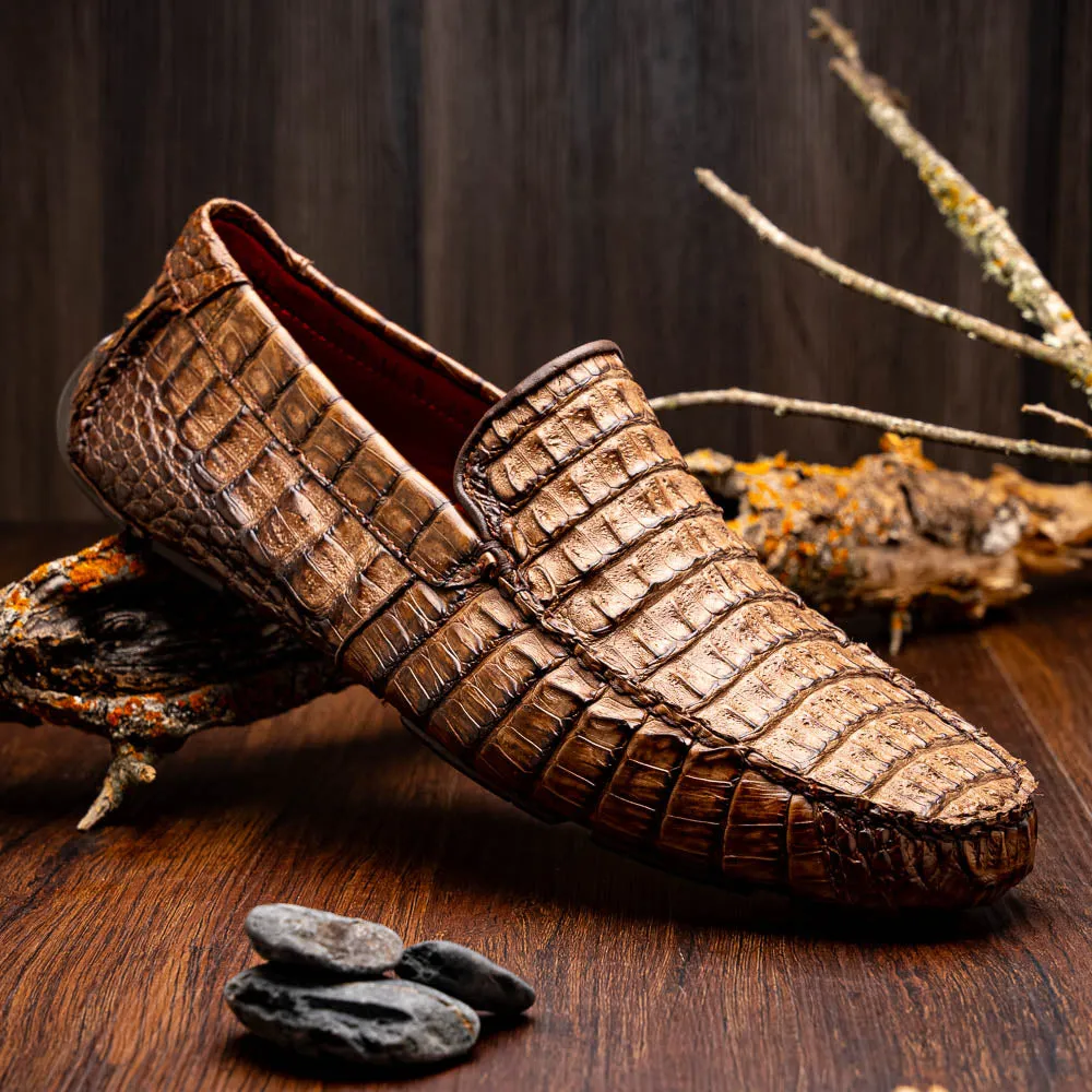 Comfortable Chunky Loafers Remo Washed Brown