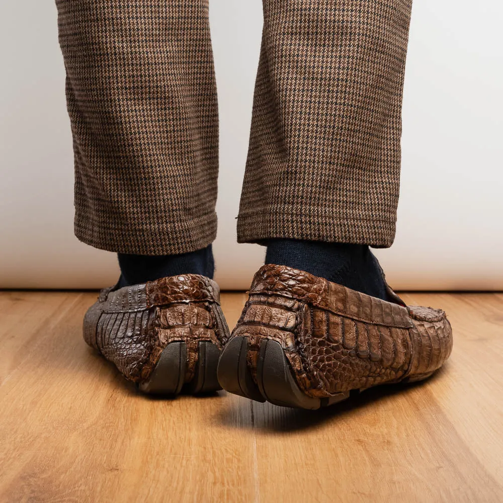 Remo Washed Brown Loafers Narrow Width