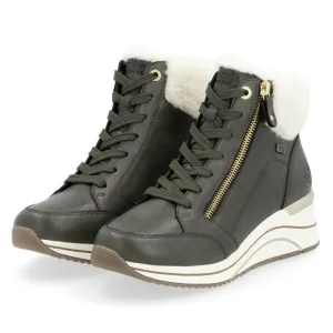 Remonte D0T77 Eleni Olive Boot (Women's) Frostspark Boots Terraria