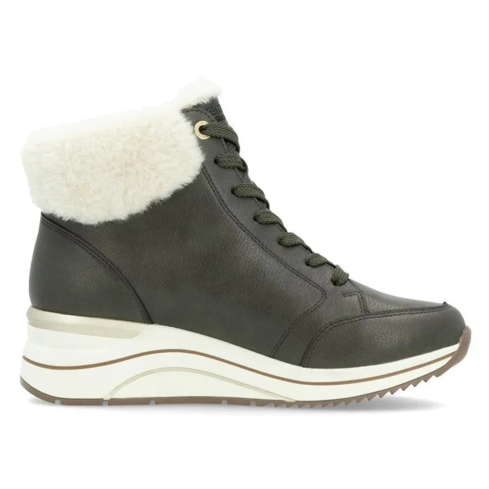 Jcpenney Ankle Boots Remonte D0T77 Eleni Olive Boot (Women's)