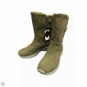 Insulated Dress Boots Boots Snow By Lands End In Green, Size: 8