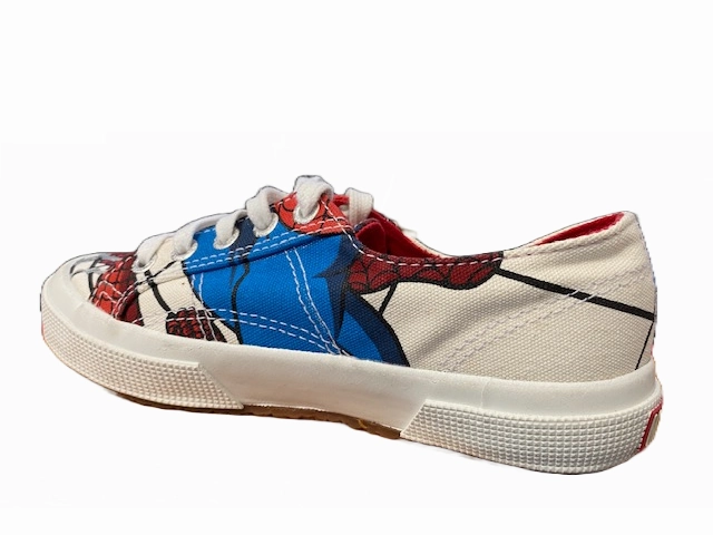 Sneakers Starter Superga scarpa in tela da ragazzo Cartoon 2750 Spiderman S0067R0 974 bianco