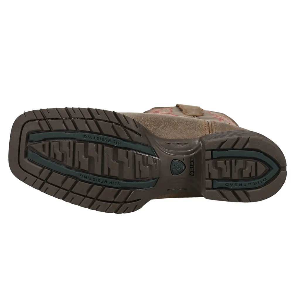 Rocks Boots Hybrid Rancher StretchFit Embroidered Square Toe Cowboy Boots