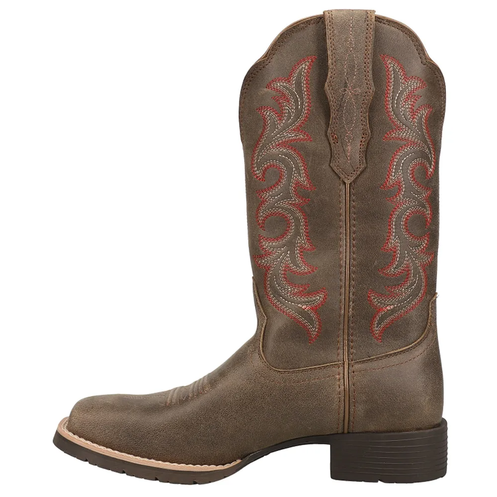 Luxury Boots Hybrid Rancher StretchFit Embroidered Square Toe Cowboy Boots