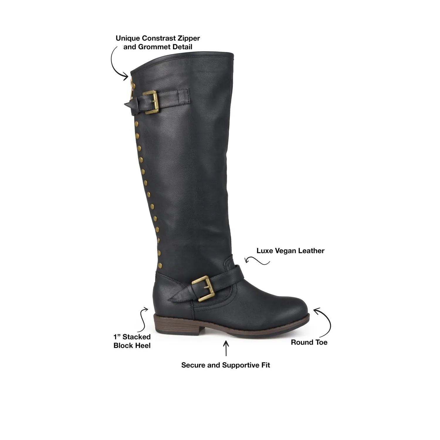 Boots And Pants And Boots And Pants SPOKANE RIDING BOOTS IN X-WIDE CALF