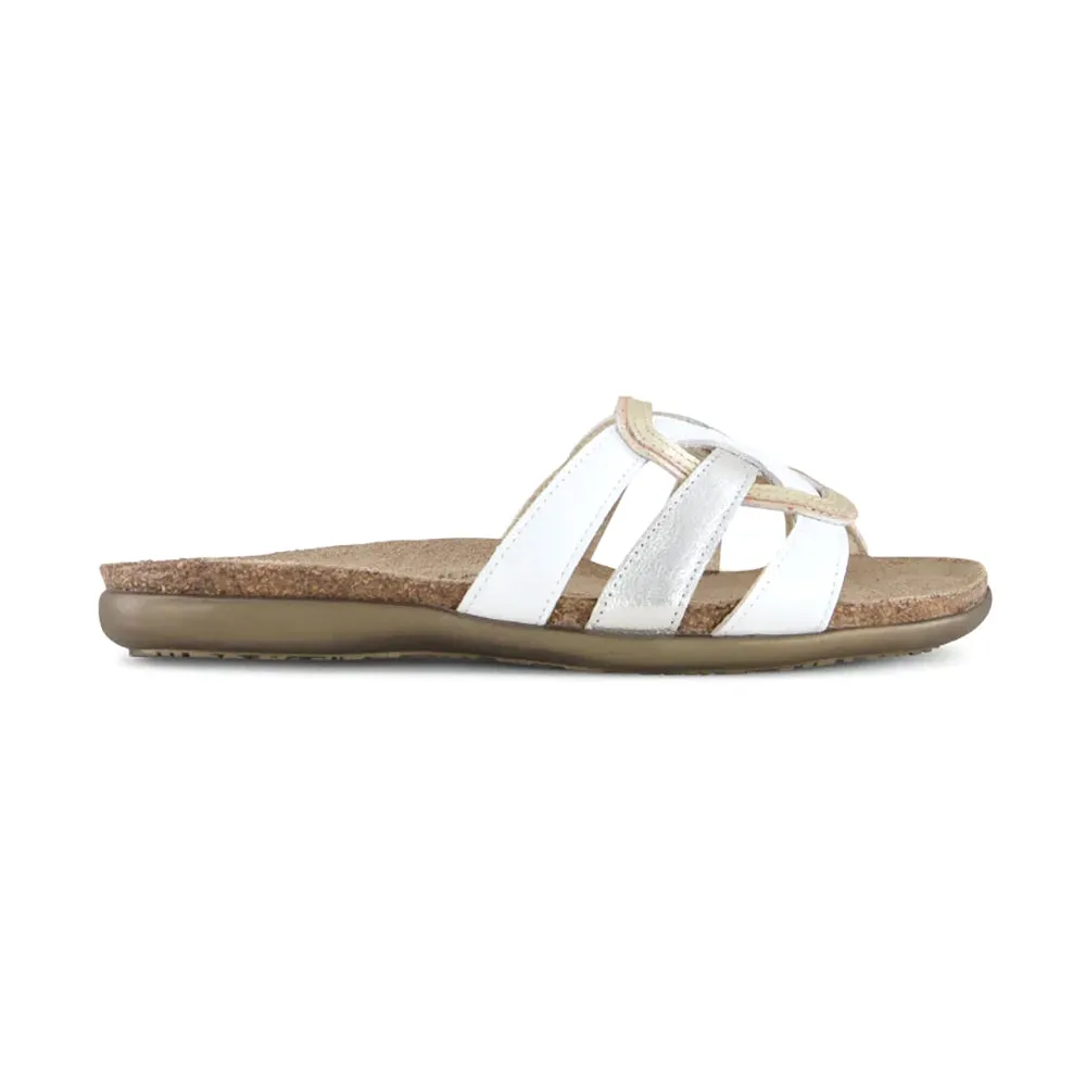 Liv Slip-On Flat Sandal (105150) Chunky Slip On Sandals
