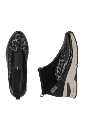 Rieker Ladies Boots N9362-00 Embroidered Cowboy Boots