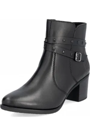 Rieker Ladies Boots Y2059-00 Black Ladies Bogs Rain Boots