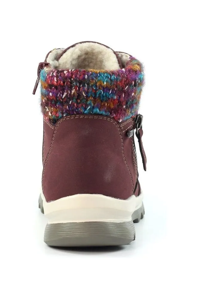 Dolce Vita Wide Calf Boots Rieker Ladies Boots Z4263-35 Red waterproof boot