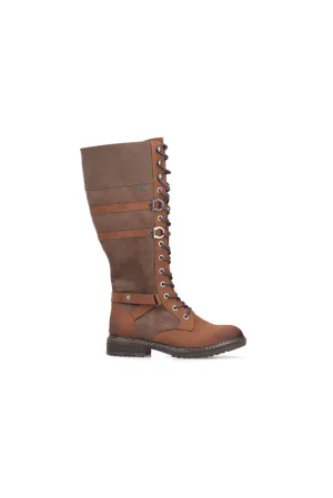 Dry Shod Boots Rieker long boot 94732-25 in Brown