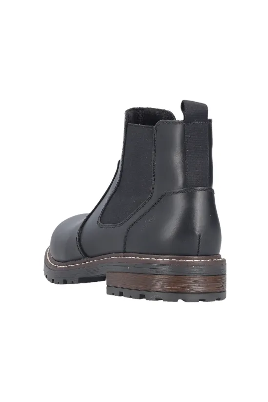 Work Boots With Arch Support Rieker Mens Boots 32052 00 black