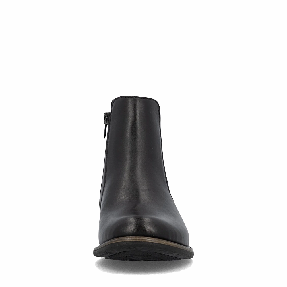 Rieker Women's Ornella 70 Waterproof Side Zip Chelsea Boot in Black Laredo Boots