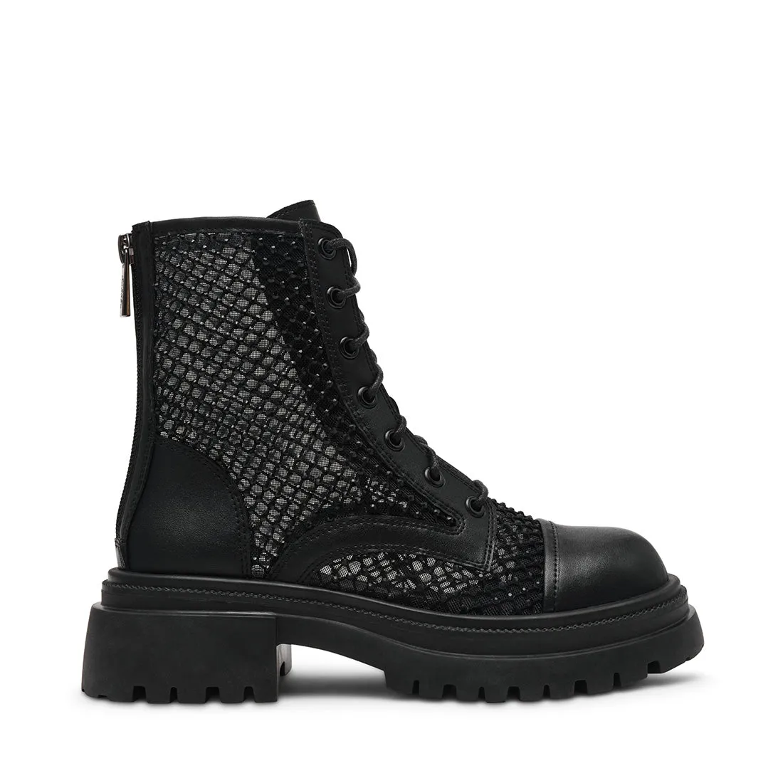 Ripcord-Mr Bootie BLACK MESH Cowboy Boots Handcrafted