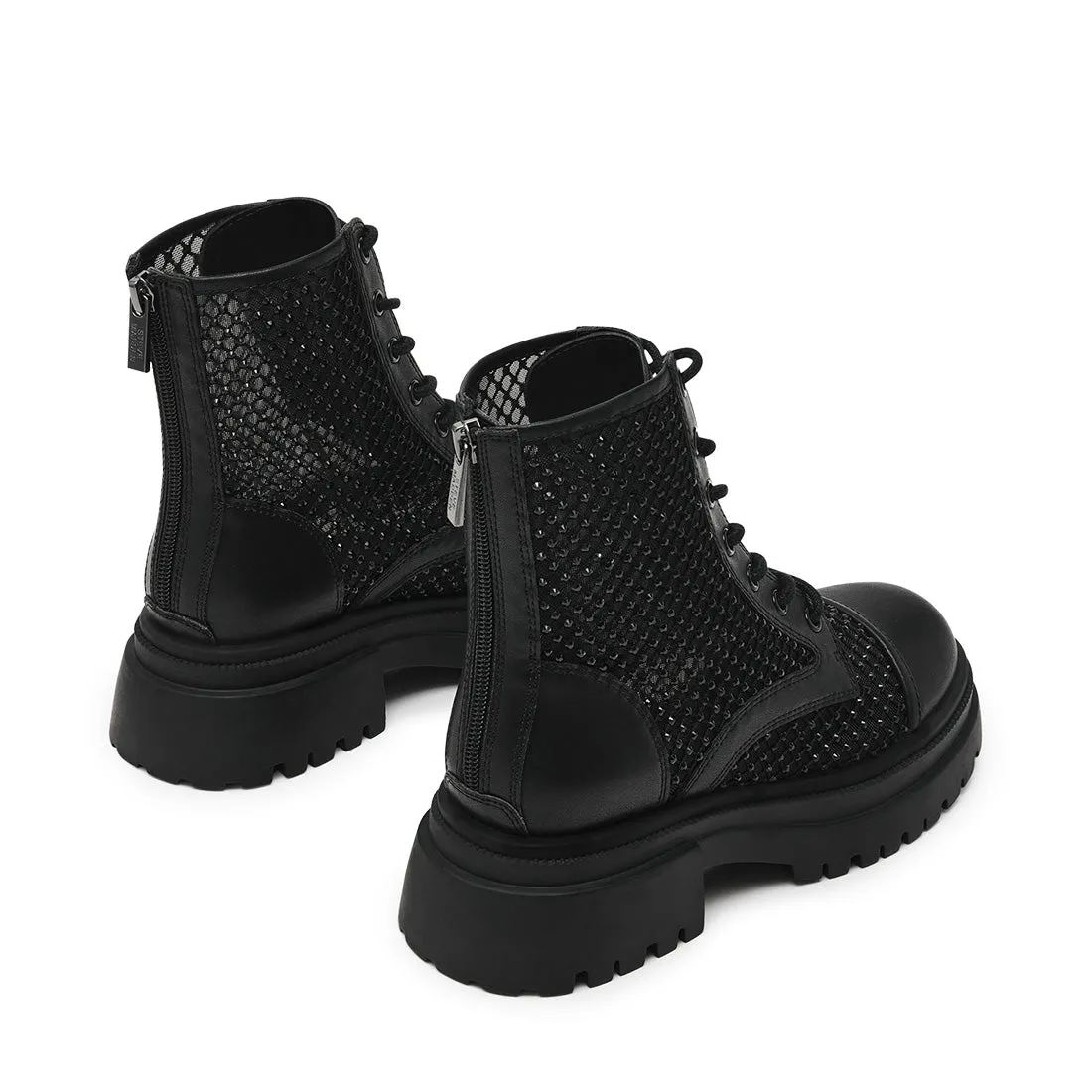 Ripcord-Mr Bootie BLACK MESH Wide Motorcycle Boots