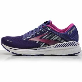 Brooks Adrenaline GTS 22 Women's Running Shoe - Navy/Yucca/Pink Good Shoes For Running And Training