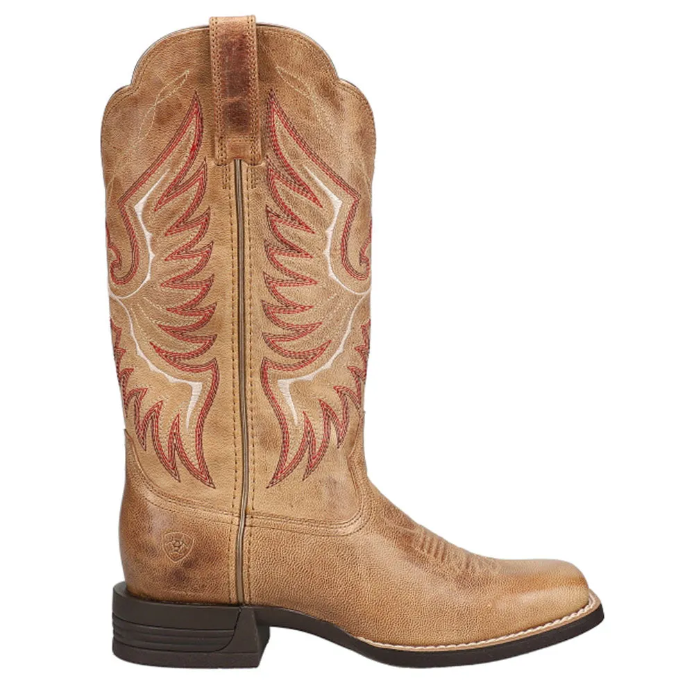 Rockdale Embroidered Square Toe Cowboy Boots Thursday Boots Nyc