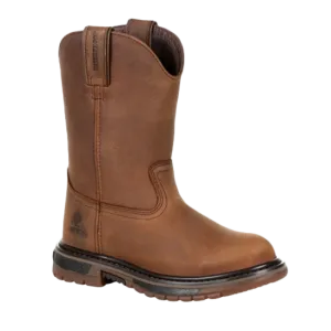 Boots Sorel Rocky Youth Original Ride FLX Waterproof Brown Western Boots RKW0300Y