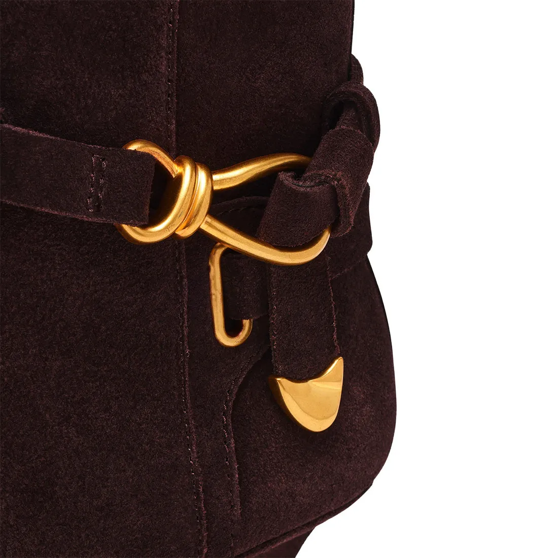 Roller Bootie BROWN SUEDE Bustamante Boots