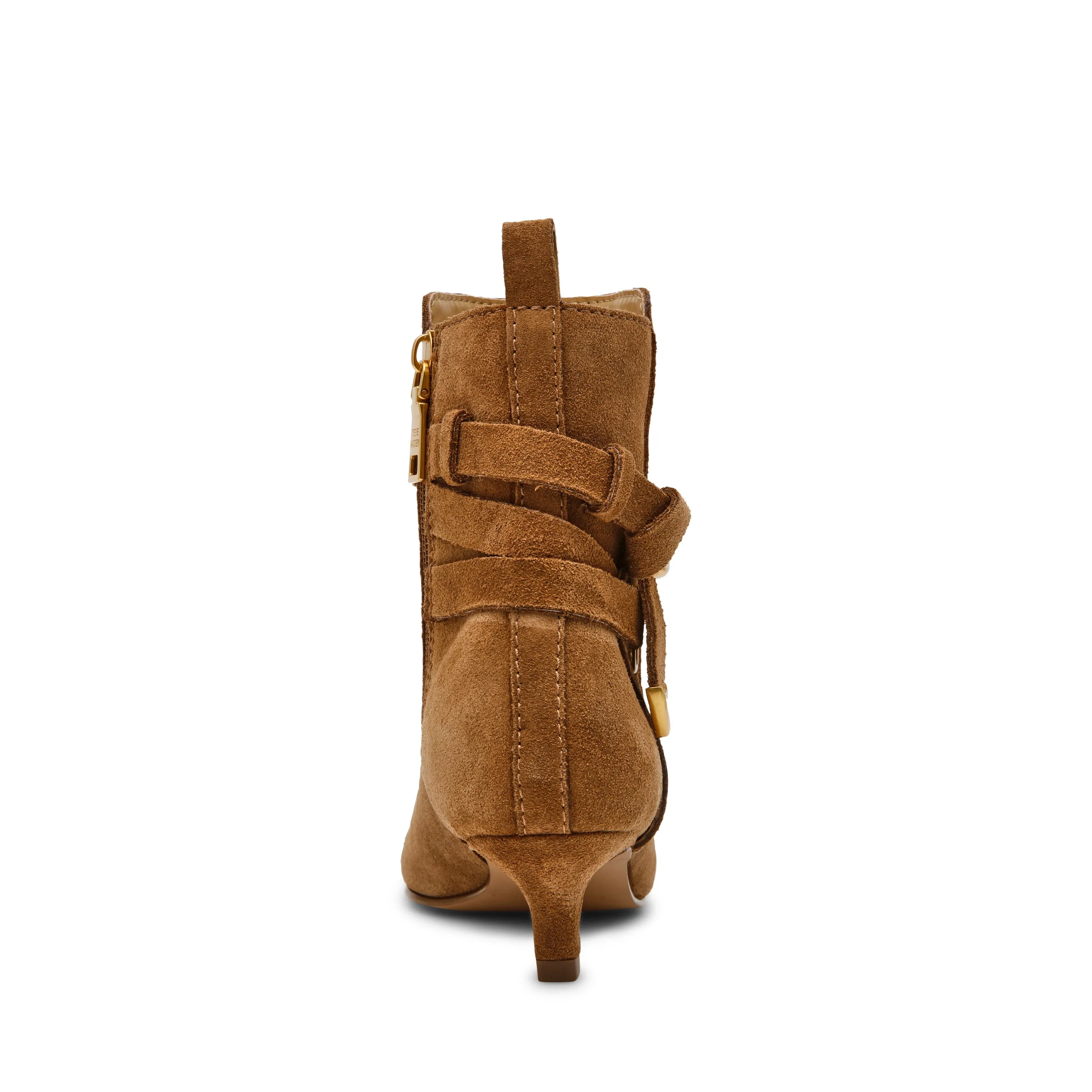 Roller Bootie TAN SUEDE Boots In Wide Sizes