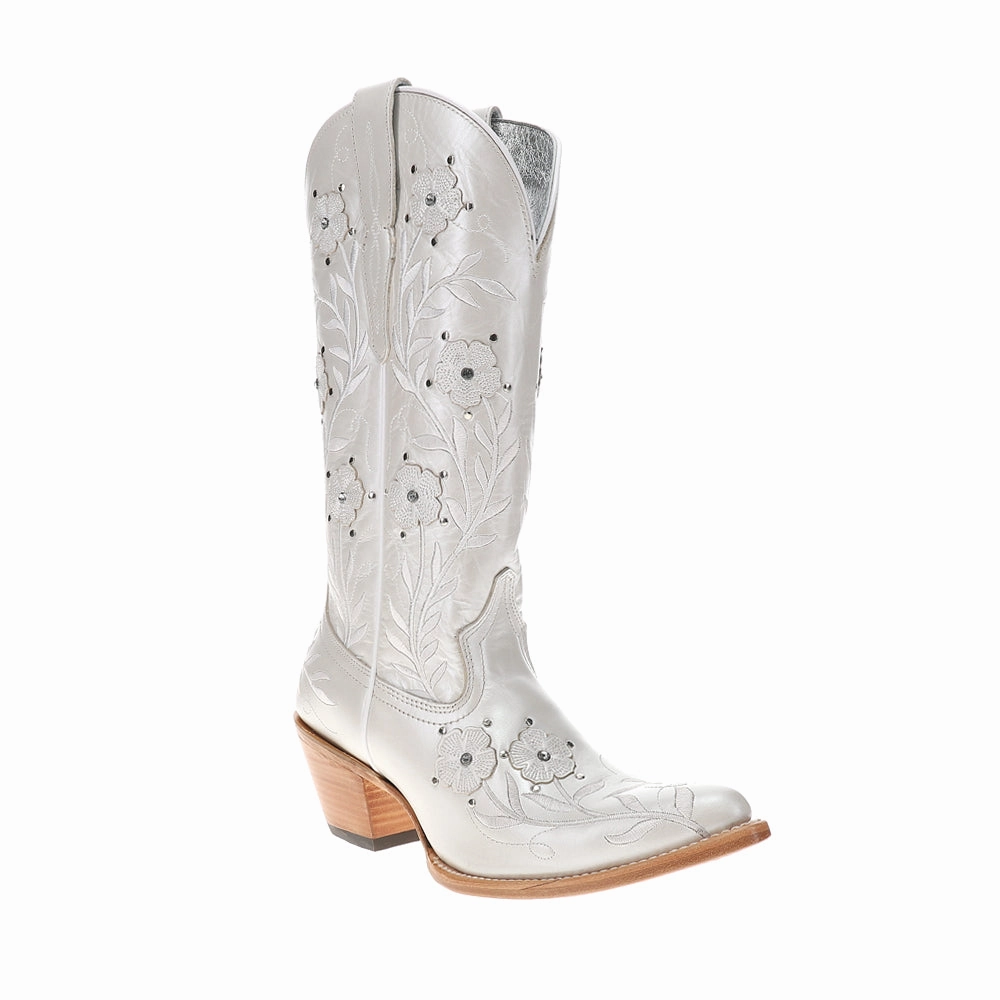 Gator Boots With The Pimped Romance Floral Embroidered Pointed Toe Cowboy Boots