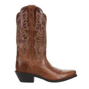 Round Up Embroidery Square Toe Cowboy Boots Adventure Boots Motorcycle
