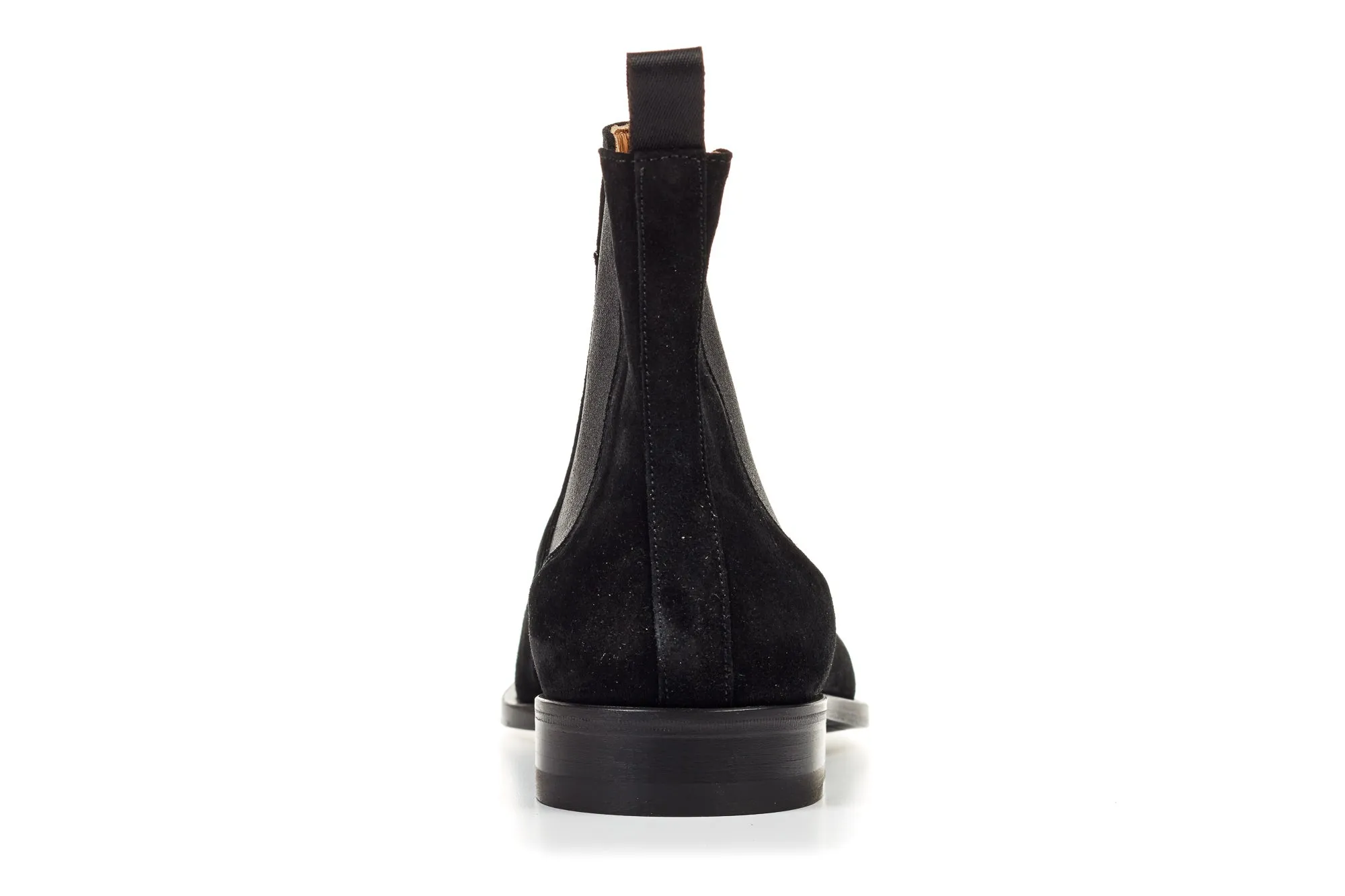The Dean Chelsea Boot - Nero Suede Boot Bags For Cowboy Boots
