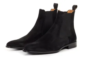 Military Winter Boots The Dean Chelsea Boot - Nero Suede