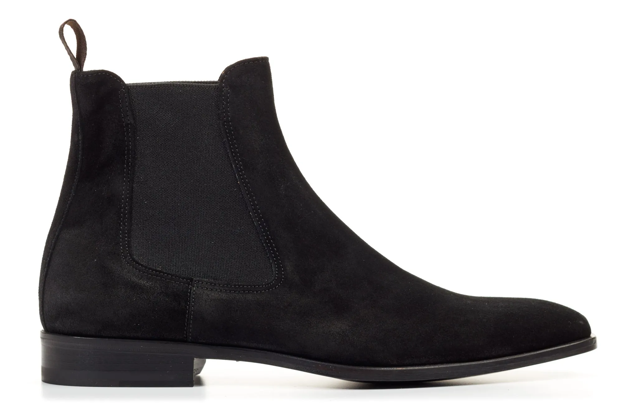 Chelsea Ankle Boots The Dean Chelsea Boot - Nero Suede