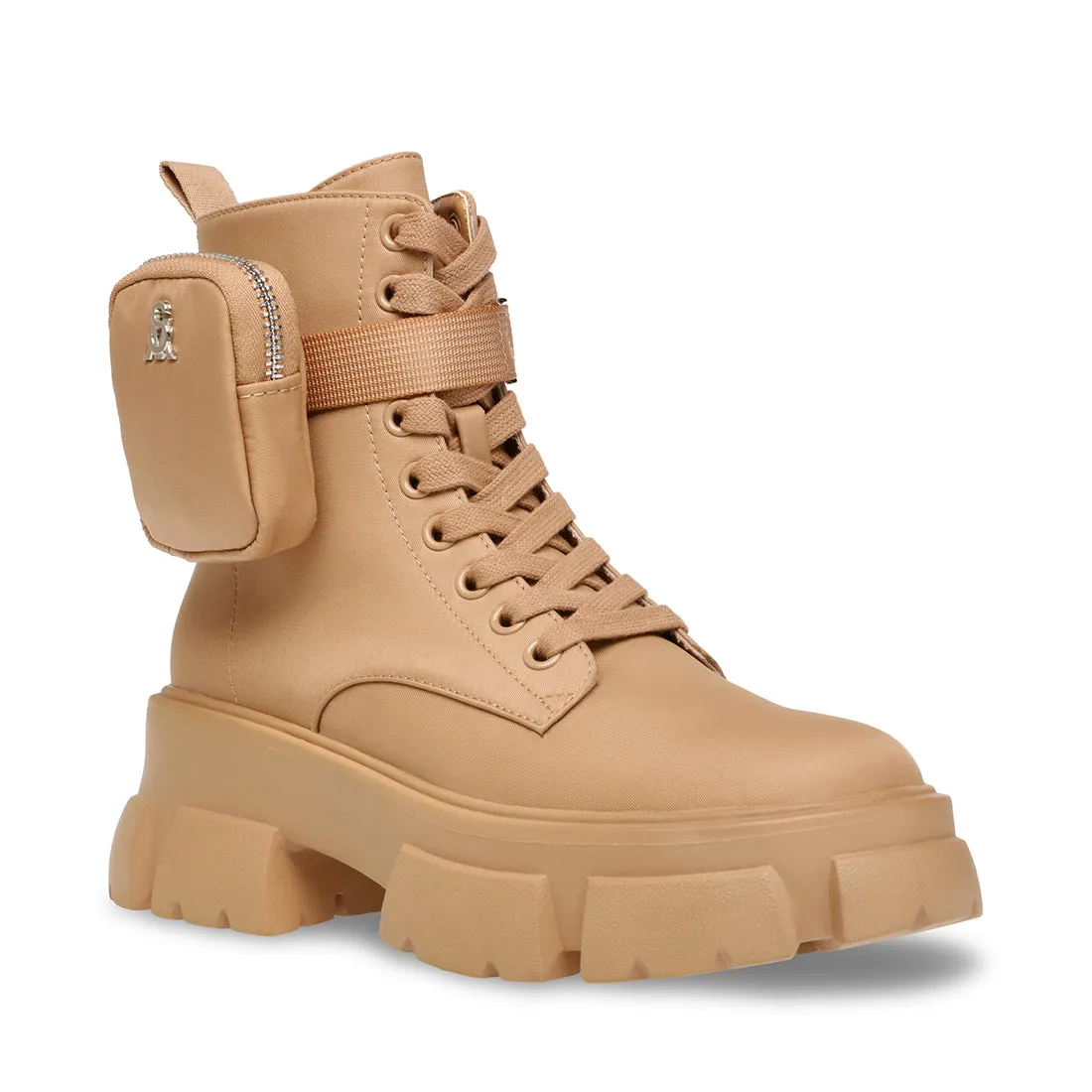THORA-P TAN - SM REBOOTED Leather Combat Boots