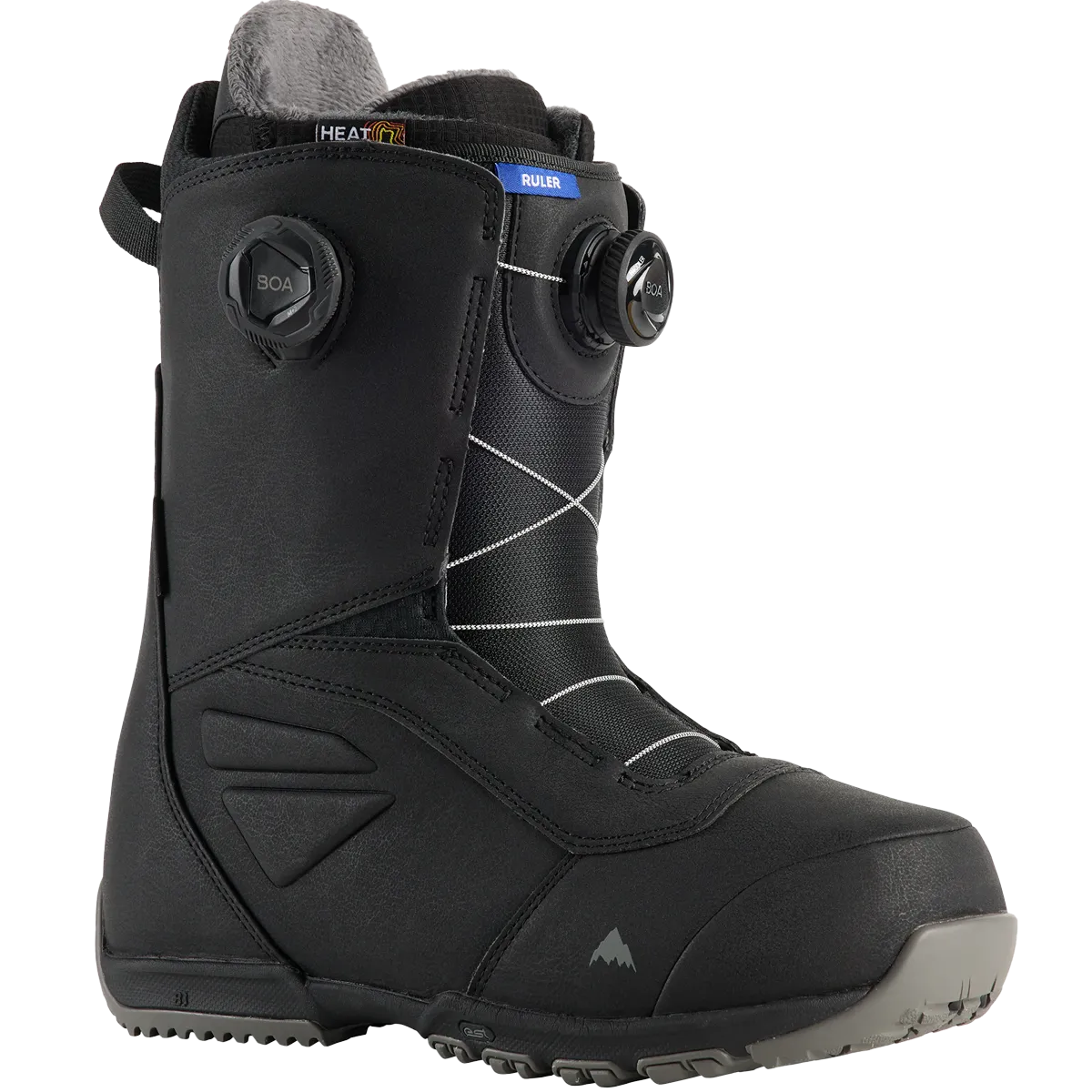 Ruler BOA Wide Boots With Feathers