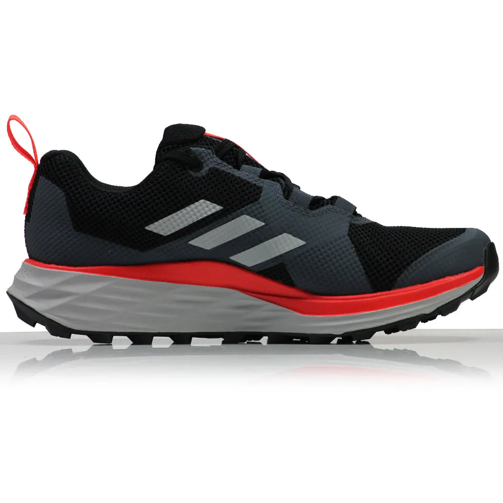 Best Neutral Road Running Shoes adidas Terrex Two GTX Men's Trail Shoe - Core Black/Grey Two/Solar Red