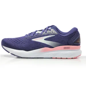 Pokemon Crystal Running Shoes Brooks Ghost 16 Women's Running Shoe - Blue Ribbon/Dianthus/Peacoat