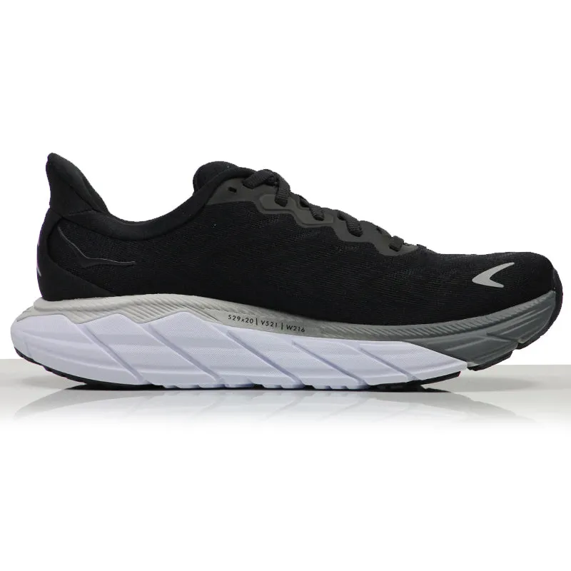 Hoka One One Arahi 6 Women's Wide Fit Running Shoe - Black/White Cheap Australia