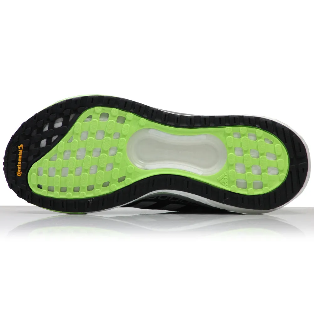 2013 Free Run Shoes adidas Solar Glide 3 Men's Running Shoe - Core Black/Silver Met/Signal Green