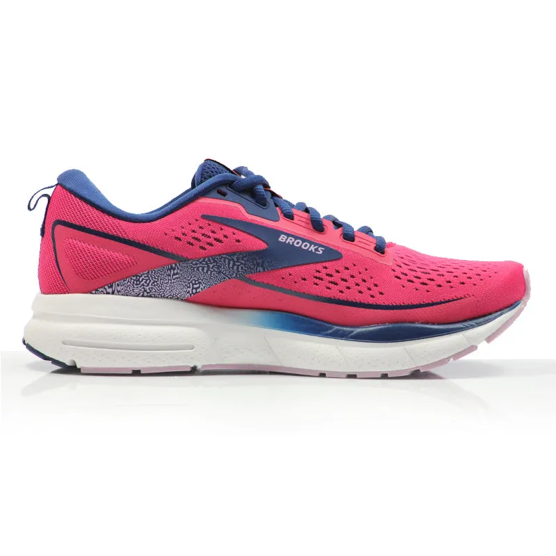 Hoka Running Shoe Brooks Trace 3 Women's Running Shoe - Raspberry/Blue/Orchid
