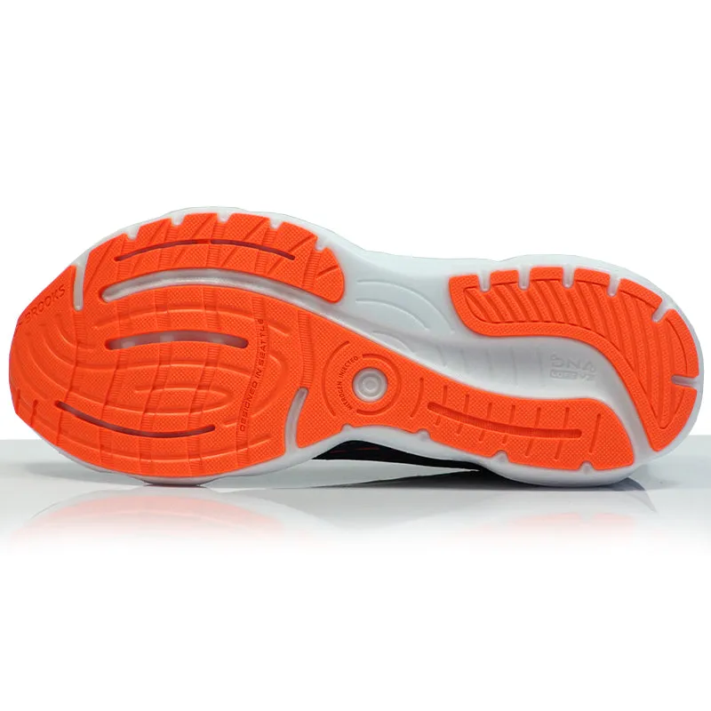 Brooks Glycerin 20 Men's 2E Wide Fit Running Shoe - Blue Depths/Palace Blue/Orange Good Running Shoes For Pavement