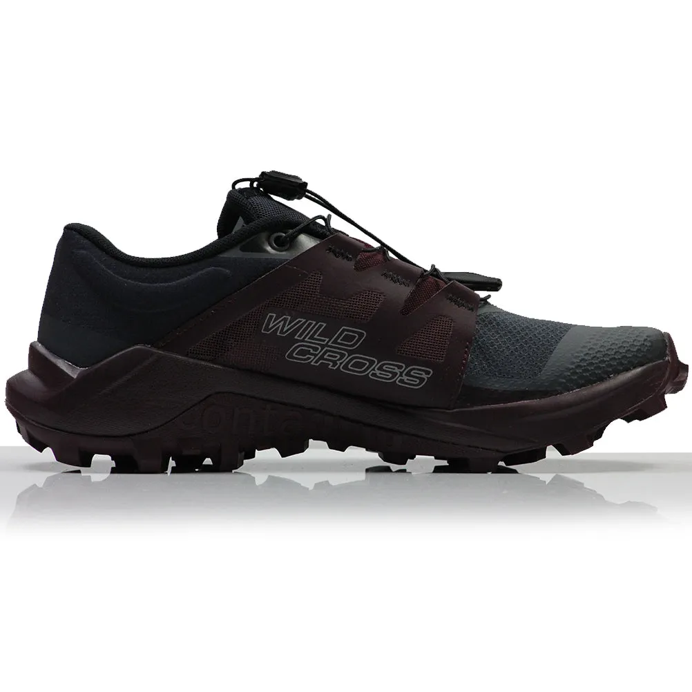 Salomon Wildcross 5 Women's Trail Shoe - India Ink/Wine Tasting/Black On Running Shoe Sale