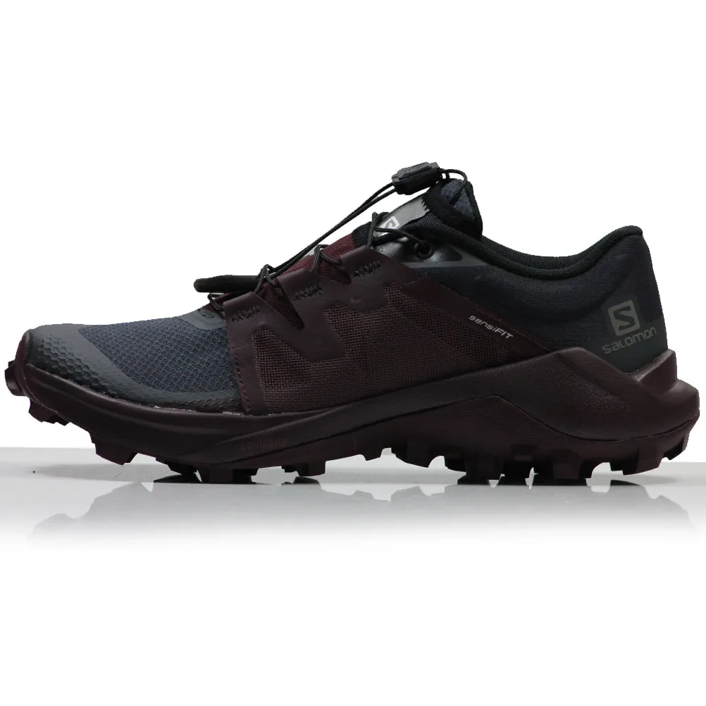 Best Running Shoes For Narrow Feet Salomon Wildcross 5 Women's Trail Shoe - India Ink/Wine Tasting/Black