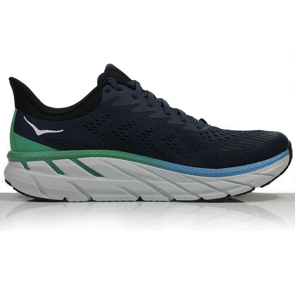 Running Shoes For Marathon Hoka One One Clifton 7 Men's Running Shoe - Moonlit Ocean/Anthracite