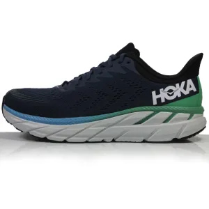 Hoka One One Clifton 7 Men's Running Shoe - Moonlit Ocean/Anthracite Foot Shape Running Shoes