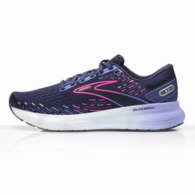 Torin 6 - Running Shoes Brooks Glycerin 20 Women's Wide Fit Running Shoe - Peacoat/Blue/Pink
